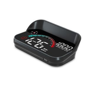 Windshield Head-Up Display GPS Speedometer with Overspeed Alert