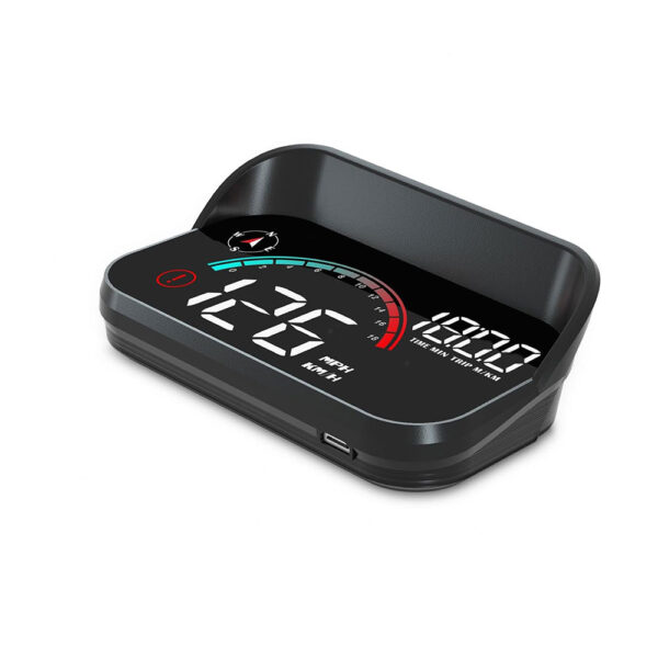 p2 Windshield Head-Up Display GPS Speedometer with Overspeed Alert