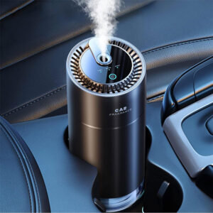 Ultrasonic Car Air Freshener with Bamboo Forest Scent – Long-Lasting, Auto On/Off